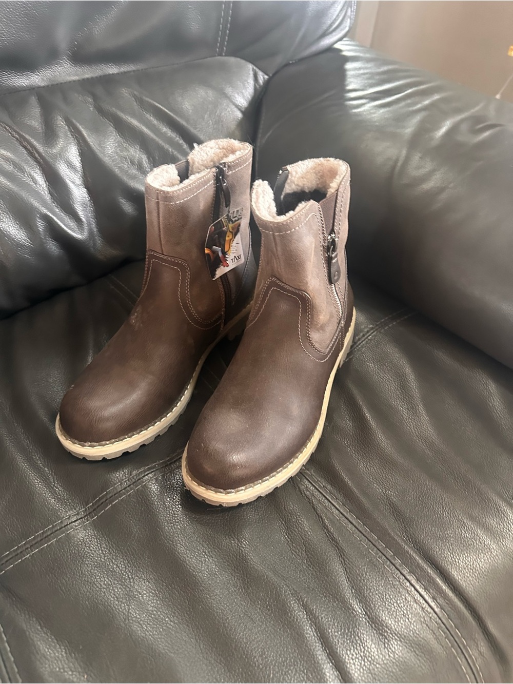 Size 41 - Women’s Taxi - Brown Leather Winter Boots